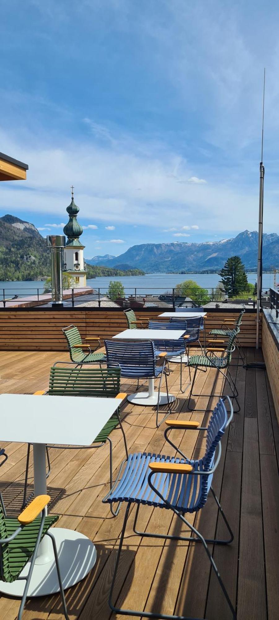 Hotel Gasthof Zur Post Sankt Gilgen Exterior foto